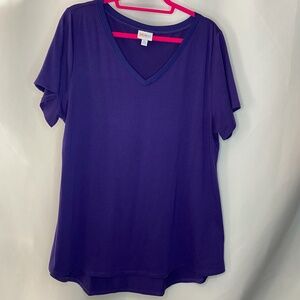 Purple Christy Tunic, 2XL, NWT